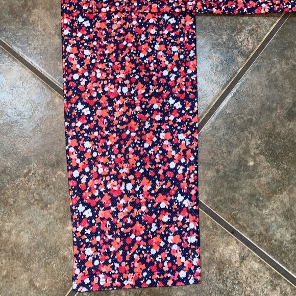 NWOT Michael Kors Floral Ditsy Skinny Jean Stretchy Pants Women’s Size Medium -E - Picture 2 of 12